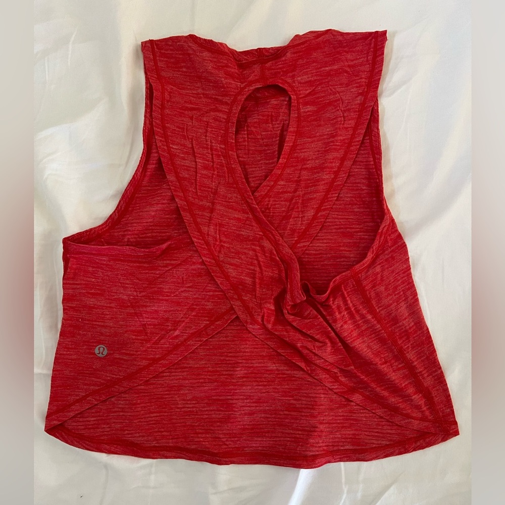 2 TOPS FOR $40: Lululemon Crossback Flowy Tank - Picture 2 of 4